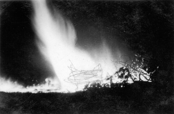 Fire at Saginaio