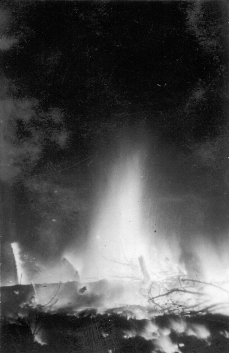 Fire at Saginaio