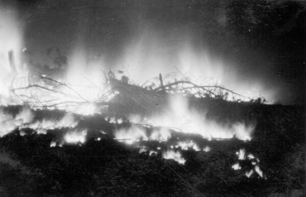 Fire at Saginaio