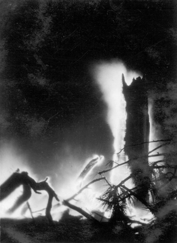Fire at Saginaio