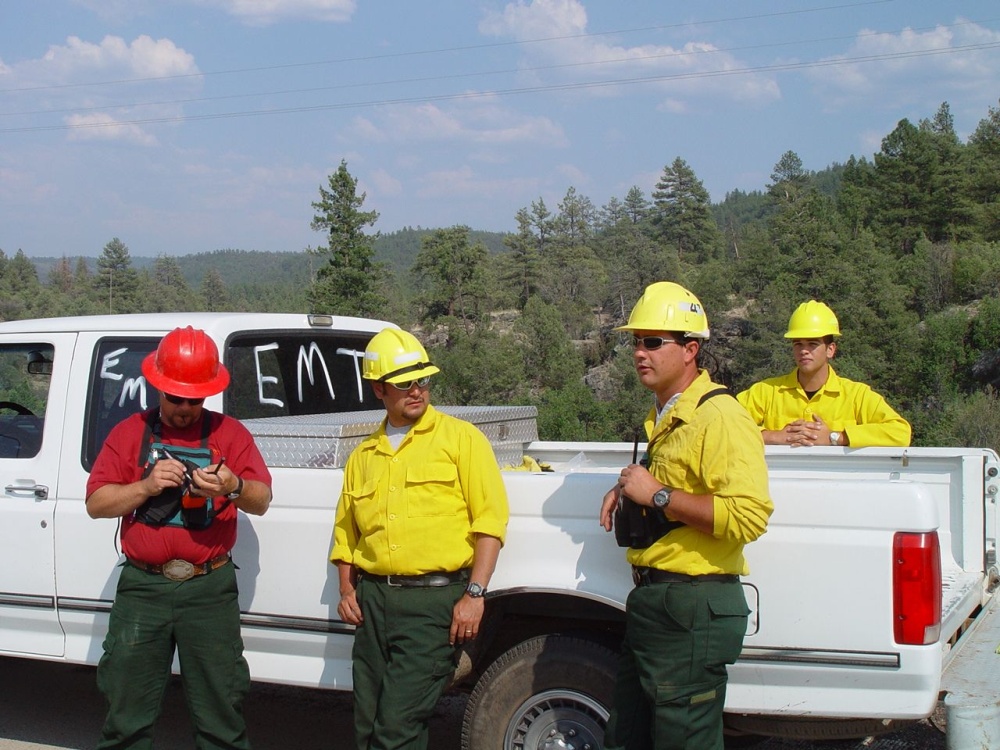 Private vehicles had to be used as make-shift EMT vehicles.