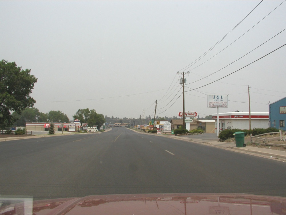 The entire town of Show Low was evacualte.