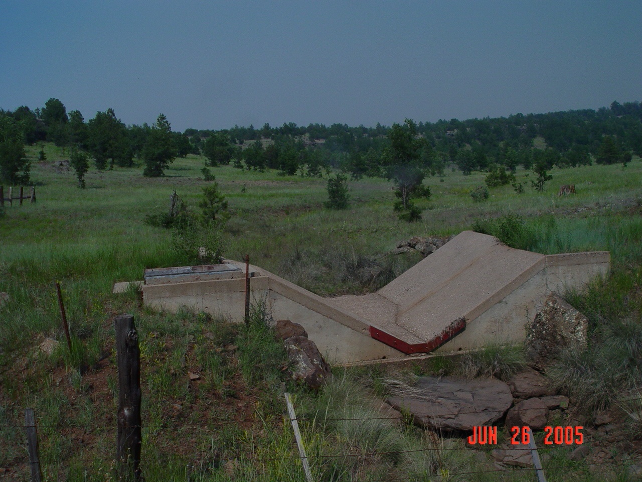 What remains of Watershed 11, 25 years after operation ceased.