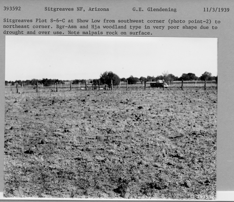 Eroding soil