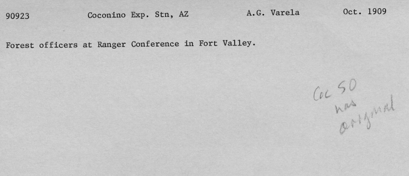 Forest Officers at Ranger Conference
