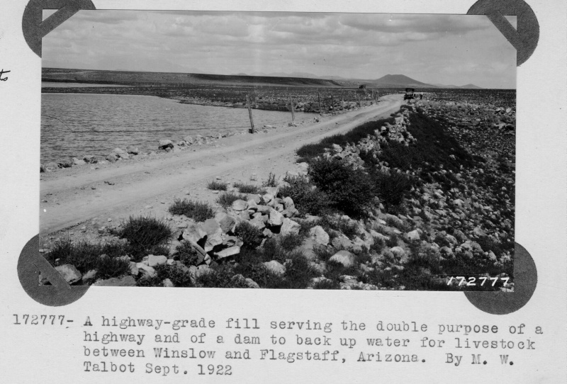 Highway and dam