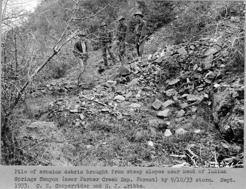 Erosion debris