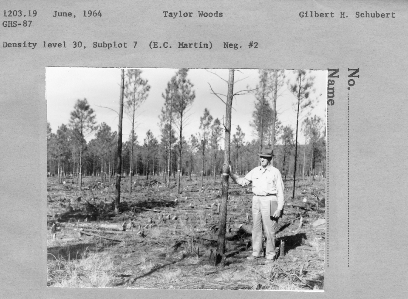 Density Level 30, Subplot 7  ( E.C. Martin) Neg #2