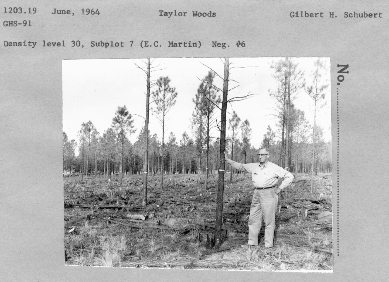 Density Level 30, Subplot 7  ( E.C. Martin) Neg #6
