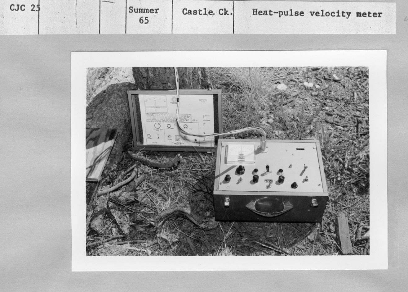 Heat-pulse velocity meter 