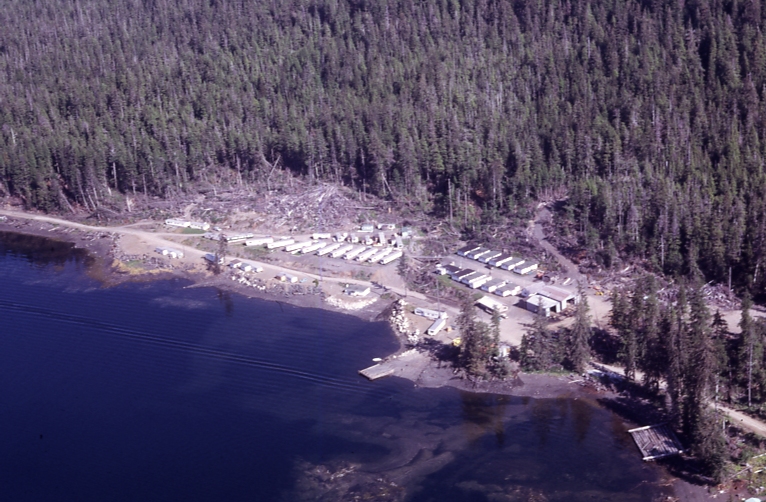 Hamilton Bay logging camp