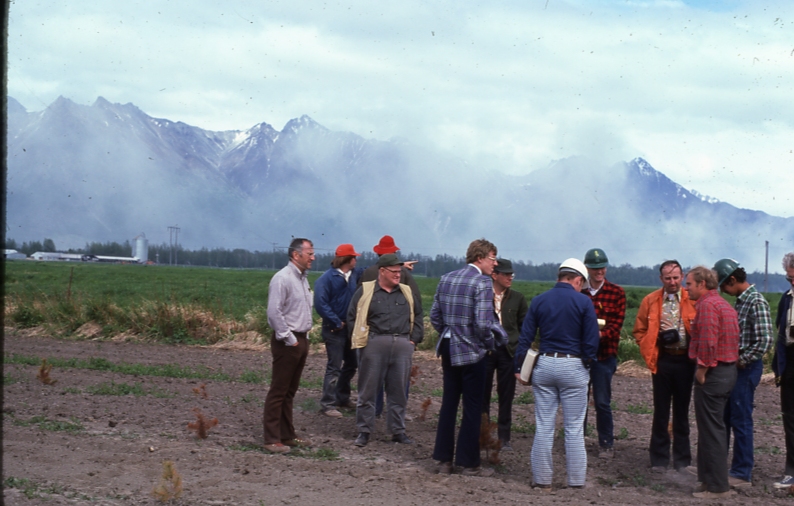 Plant materials Center Knik wind blowing 6/16/76