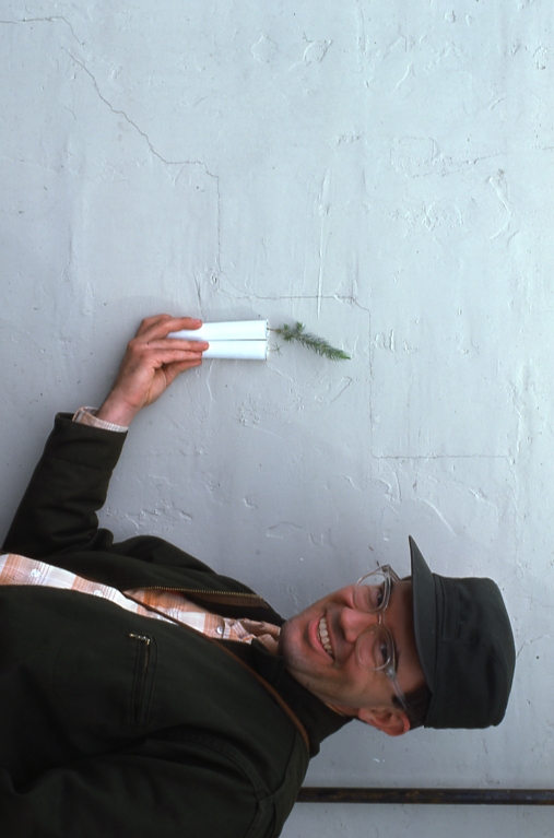 Dick Tinus; Holding seedling