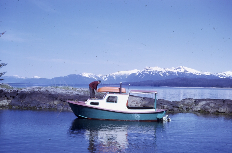 Spencer Israelson at Pt Agassiz; Thomas bay