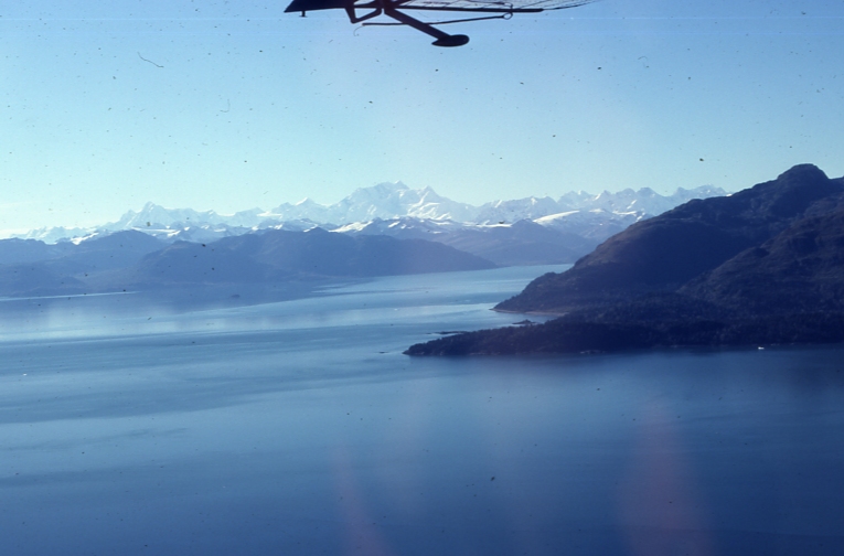 Glacier Bay 1978; St Elias range in distance