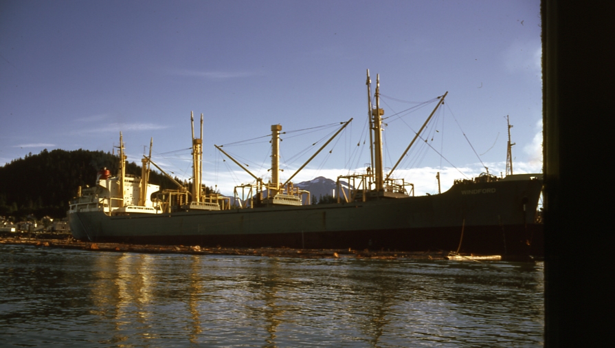 Wrangell; ship for wood products