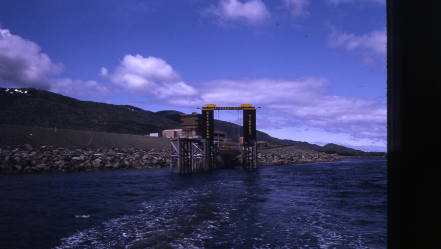 Ferry slip Ktn airport Gravina Is 7/15/73