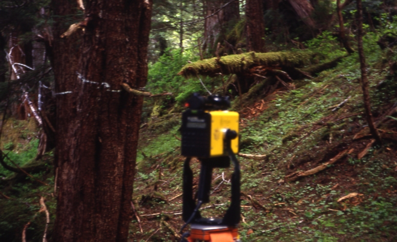 Laser on tripod; Criterion 1000