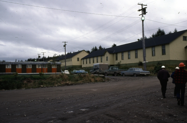 QCI 10/5/76 McMillan Bloedel camp Juskatla