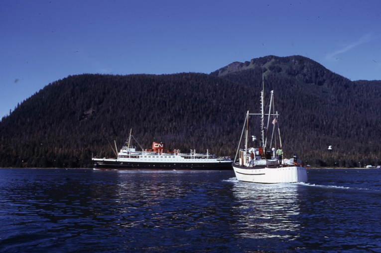Prince George near Petersburg; Canadian steamship