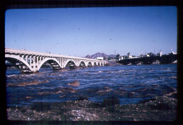 Stream Flow in the Salt River, Arizona