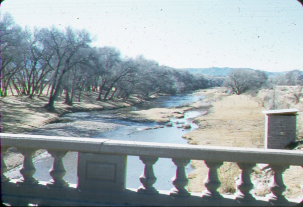 Looking north along the Verde River
