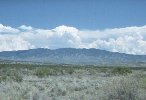 Sacramento Mountains as seen from Alamagordo
