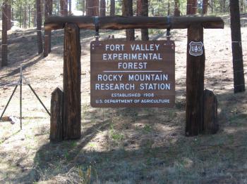 Sign at Fort Valley