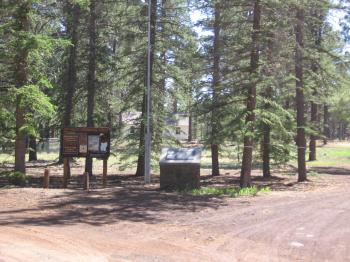 Flagpole area