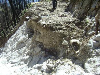 Erosion on Waterline Road