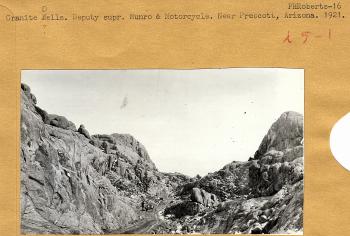 Granite Dells and motorcycle