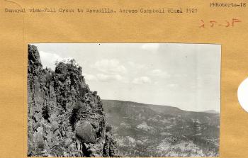 Fall Creek to Escudilla view 