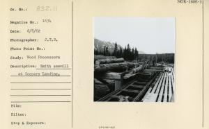 Smith sawmill at Coopers Landing.