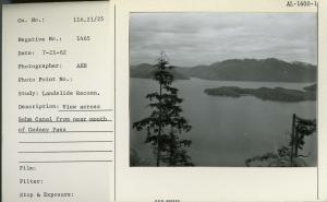View across Behm Canal from near mouth of Gedney Pass.