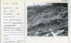 Neets Bay #1 right hand area. Left arm at head of Bay.