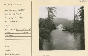 Upper Harris River, yarding across stream channel.