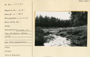 Tunehean Creek. From study of 30 salmon streams.