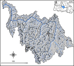 Observed Stream Temperature Locations - thermographs