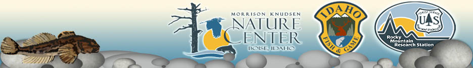 This Partnership is made possible through a partnership between Idaho Dept. of Fish & Game, MK Nature Center & the Rocky Mountain Research Station
