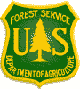 Small Forest Service shield with link