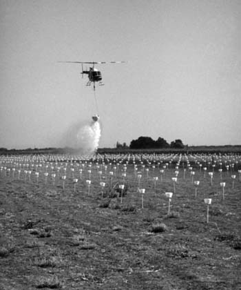 Forest Service Bell 206 drop test with water