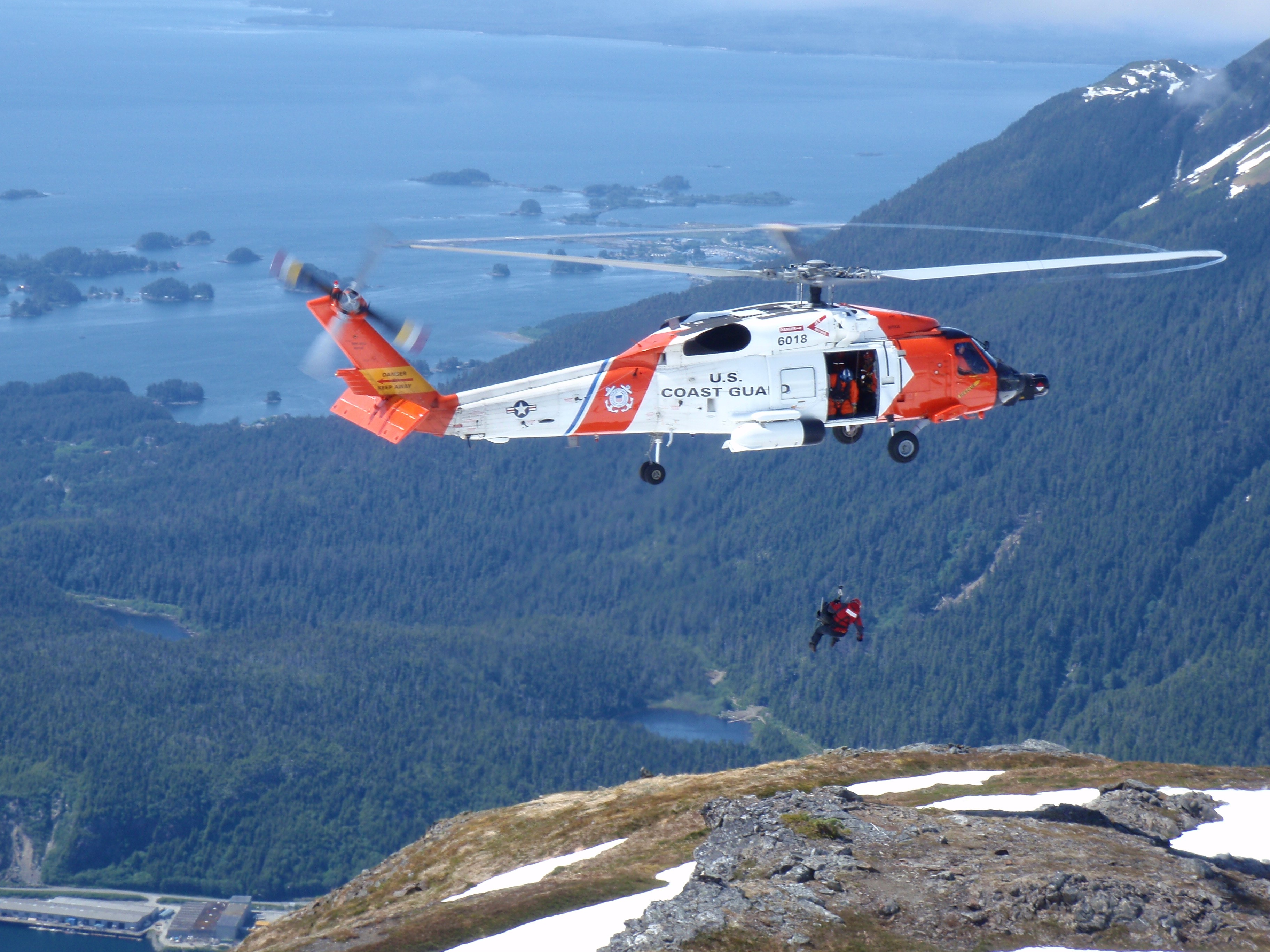 U.S. Coast Guard elite search and rescue crews are world renowned for their maritime rescue capabilities. The Coast Guard plays a role in search and rescue operations in remote, coastal locations like those found in and around the Tongass National Forest and Chugach National Forest in Alaska. 