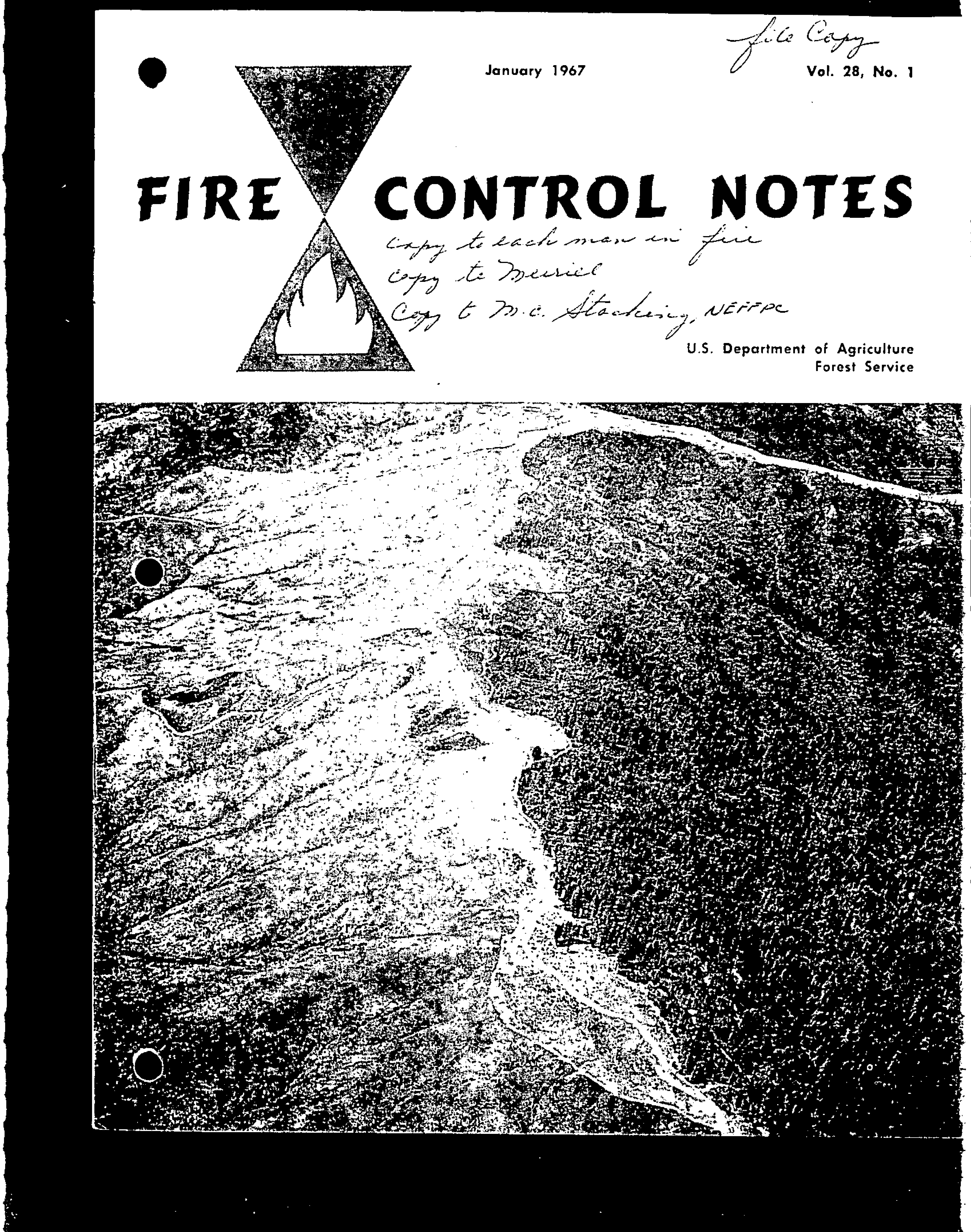 Cover of Fire Management Today Volume 28, Issue 01