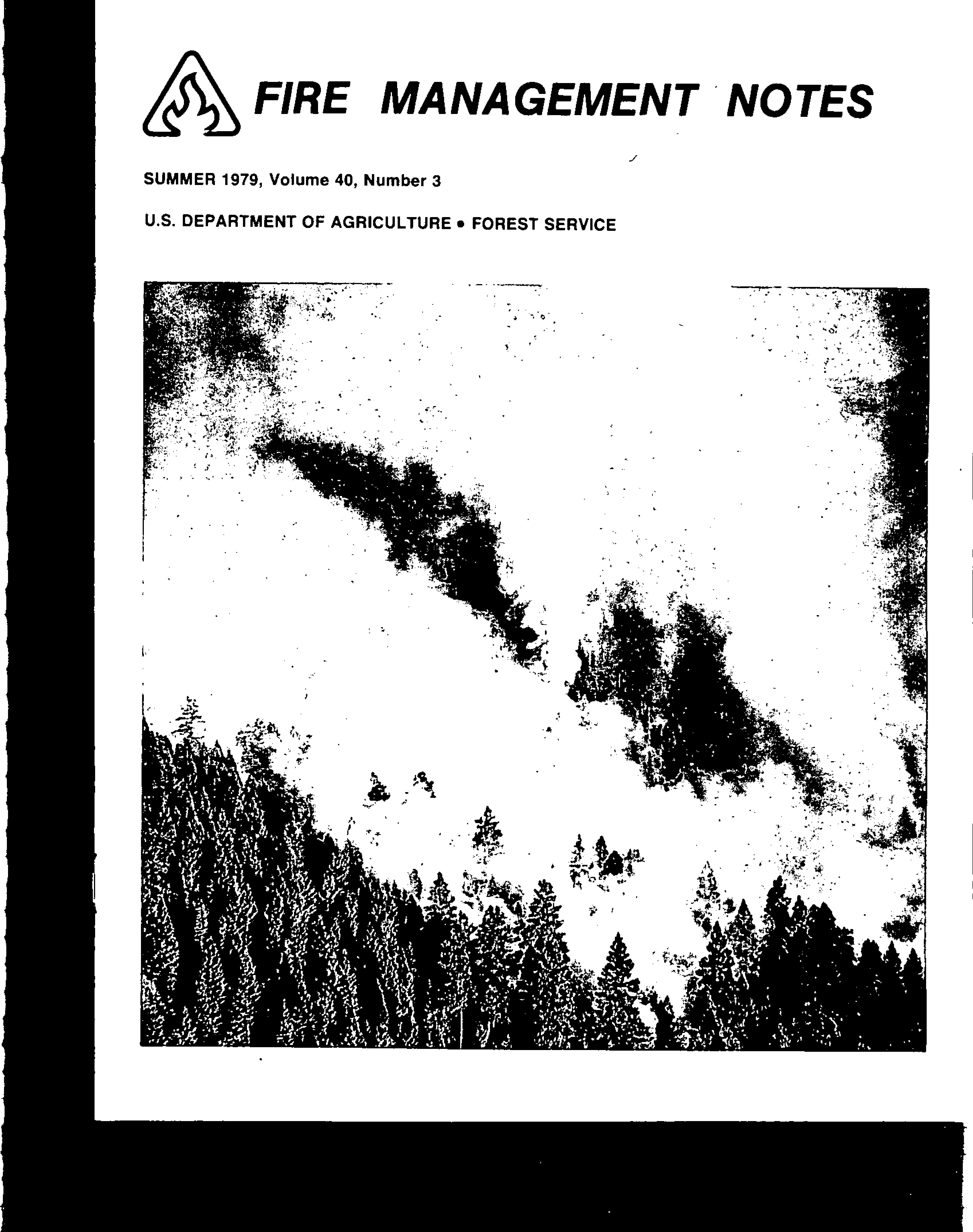 Cover of Fire Management Today Volume 40, Issue 03