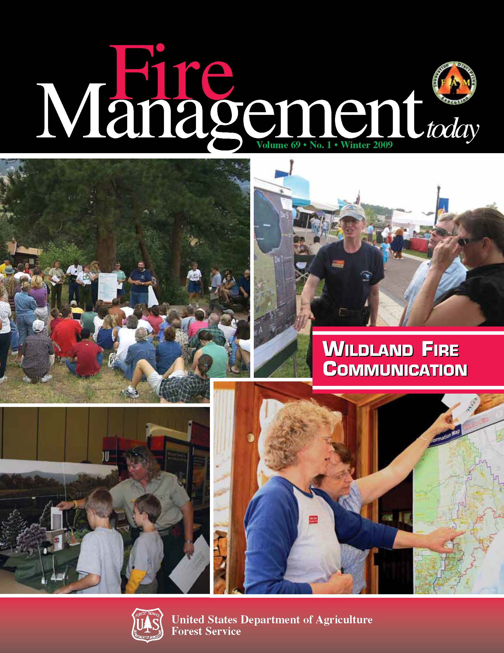 Cover of Fire Management Today Volume 69, Issue 01