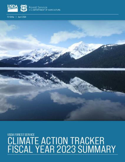 cover of a publication titled "Climate Action Tracker Fiscal Year 2023 Summary"
