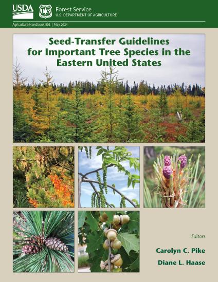 cover of a publication titled "Seed-Transfer Guidelines for Important Tree Species in the Eastern United States"