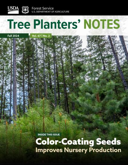 Cover a publication titled Tree Planters' Notes (fall 2024)