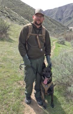 Officer and dog