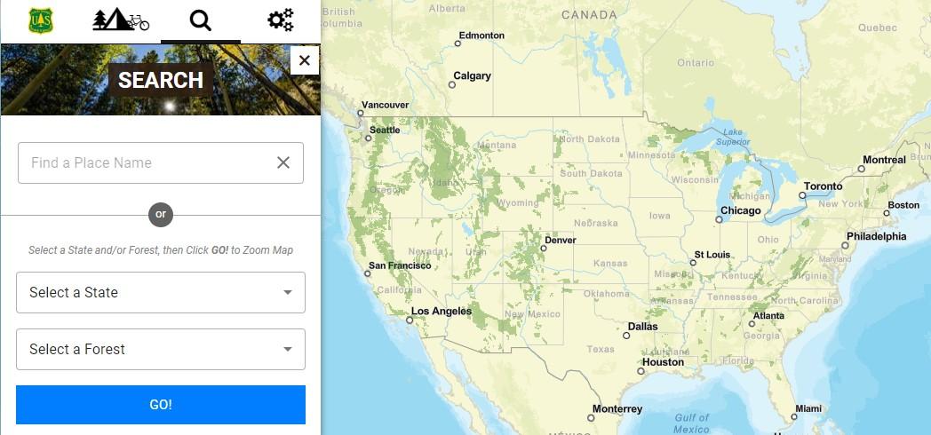 Find a Forest US Forest Service - Findaforest 